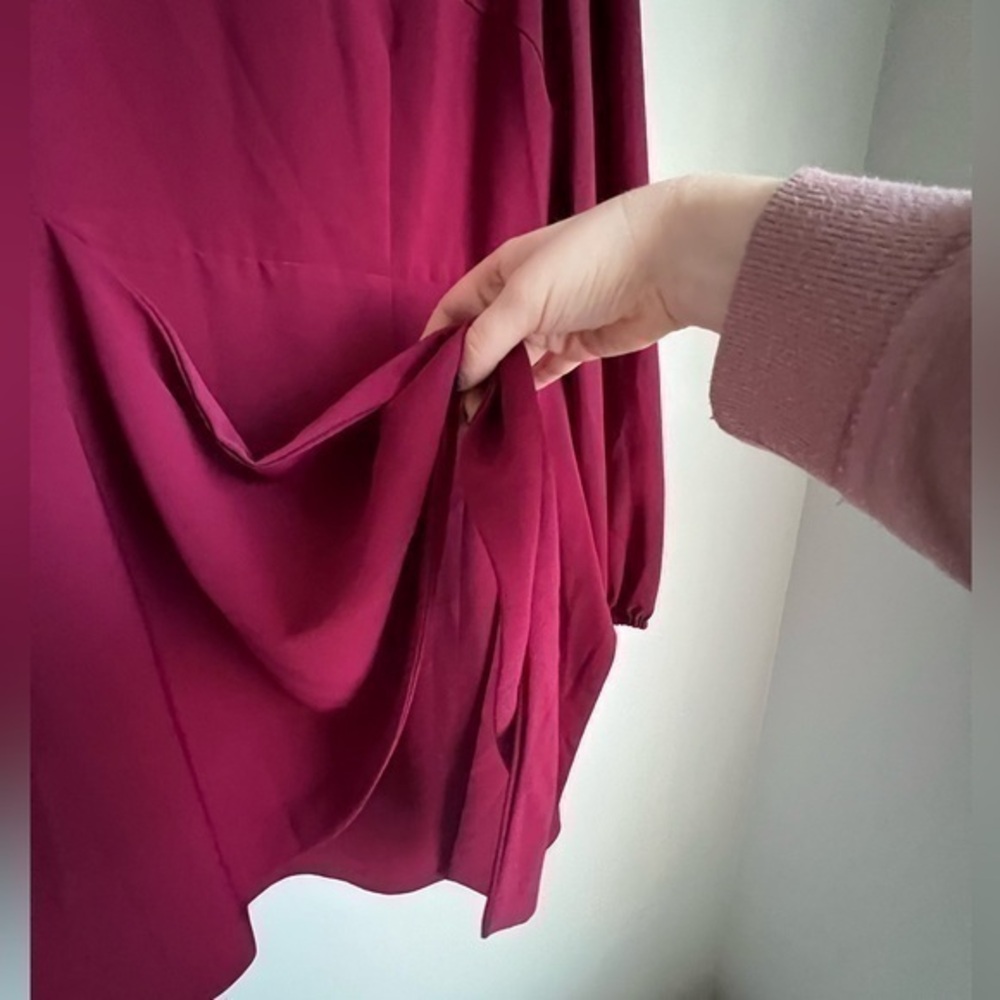 Lulus‎ Believe it or Not Wrap Dress - Picture 6 of 11